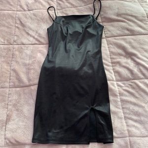 Better Be Silk Black Dress